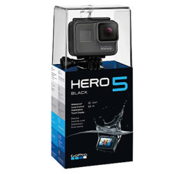GoPro HERO5 Black Edition Camcorder, 4K Ultra HD, 12MP, Wi-Fi, Waterproof, GPS